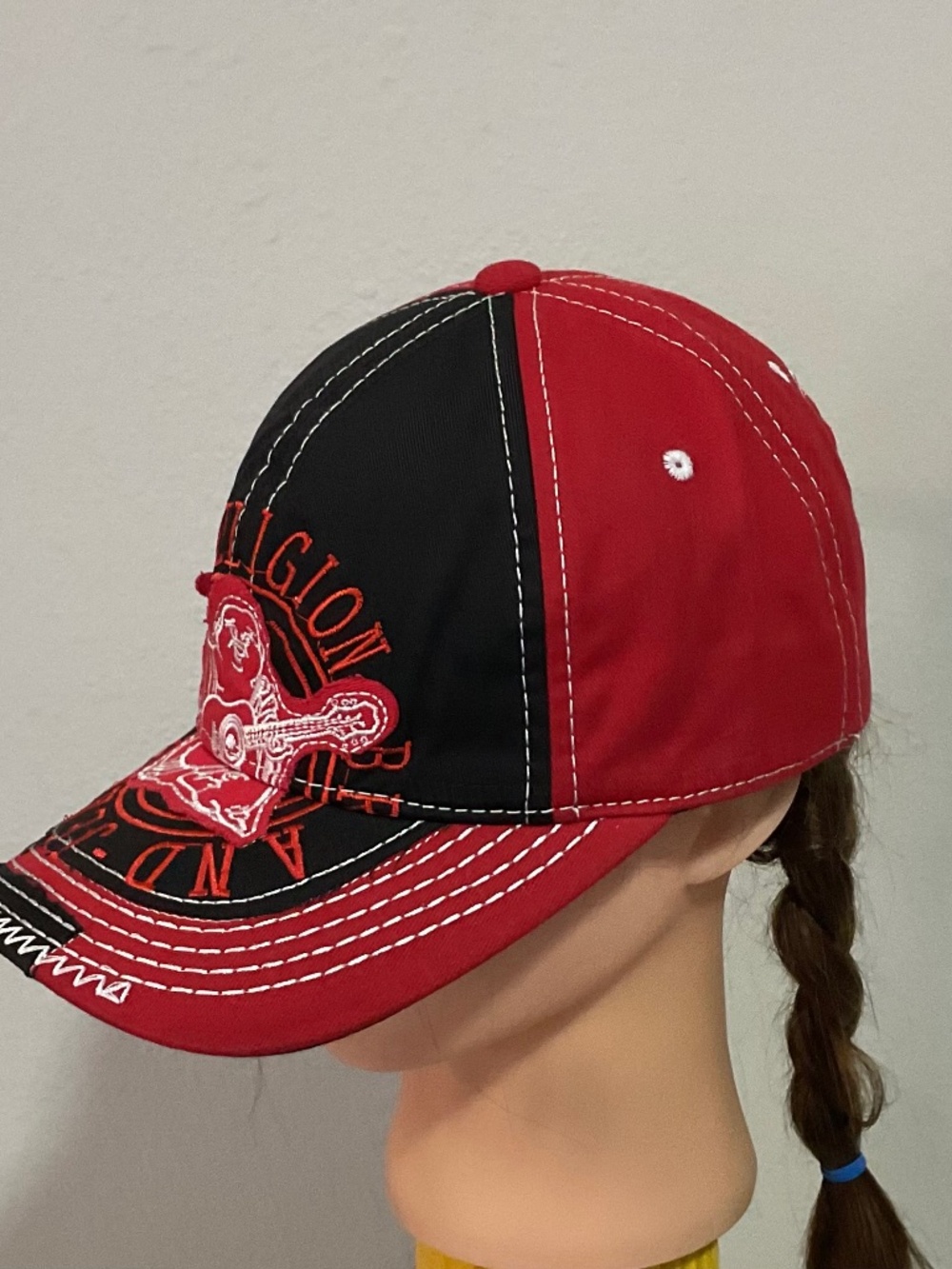 True religion Trucker hat.